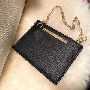 Steve Madden Black & Gold Clutch